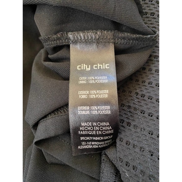 City Chic So Smitten Mesh Overlay Skirt - Picture 9 of 10